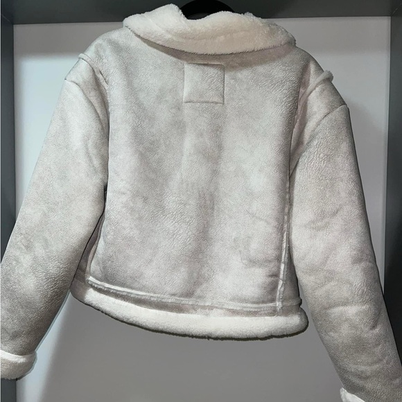 Hollister Shearling Biker Jacket - Picture 7 of 8